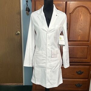 Healing Hands Minimalist White Lab Coat